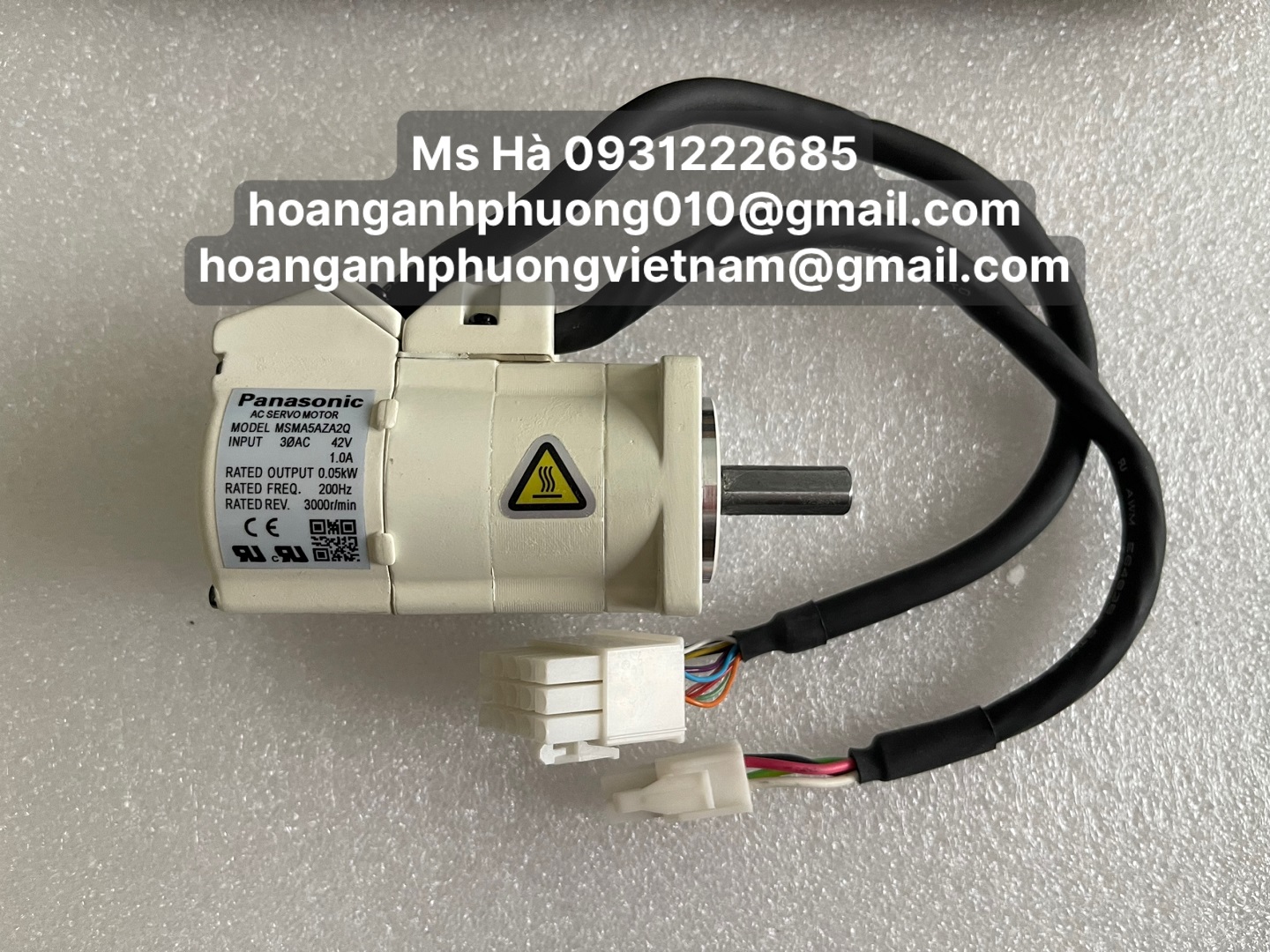 Bộ servo motor MSMA5AZA2Q panasonic công suất 0.05kW